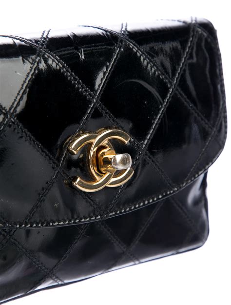 chanel vintage quilted belt bag|old fashioned Chanel bags.